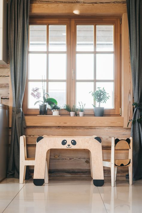 Crate side table