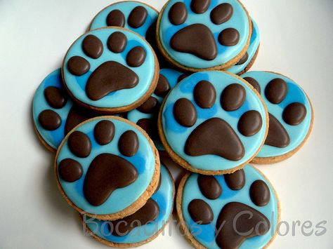 Dog Paw Cookies | Dog paw cookies Paw Cookies, Cookie Favors, Dog Paw, Dog Paws, Sugar Cookie, Projects To Try, Baby Shower, Shower, Dogs