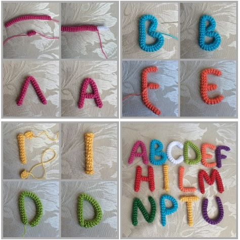 ALFABETO AD UNCINETTO PER LAVORI Crochet Stitches Symbols, Crochet Alphabet, Crochet Letters, Diy Crafts Crochet, Etsy Diy, Form Crochet, Crochet Elephant, Quick Crochet, Crochet Instructions