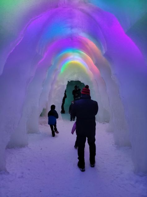 Midwest Travel Destinations, Lake Geneva Wisconsin, Ice Castle, Lake George Ny, Midwest Travel, Ice Castles, Indoor Waterpark, Wisconsin Travel, Wisconsin Dells