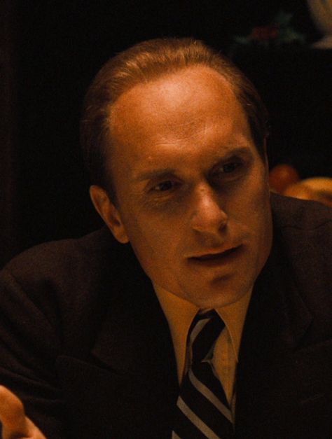 Robert Duvall as Tom Hagen - The Godfather Tom Hagen The Godfather, Tom Hagen, Tom Hegen, Corleone Family, The Godfather Part Iii, Secondhand Lions, Hollywood Photography, The Godfather Part Ii, Male Sweaters