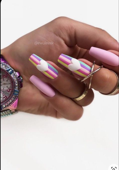 Non Traditional Valentines Nails, Nails Arts, Easter Nail Art, Romantic Nails, Nails 2023, Colorful Nail Designs, Easter Nails, Beach Nails, Hot Nails