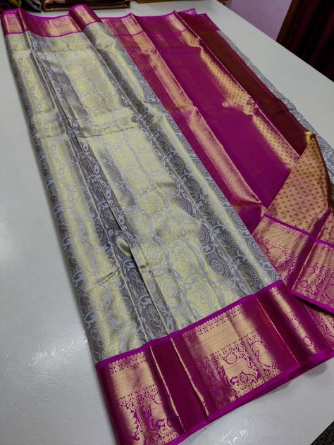 Handloom kanchi organza sarees Kanchi Organza Sarees, Sarees With Price, Latest Silk Sarees, Kanjivaram Sarees Silk, Lehenga Saree Design, New Saree Designs, Silk Sarees With Price, New Saree Blouse Designs, Silk Saree Kanchipuram