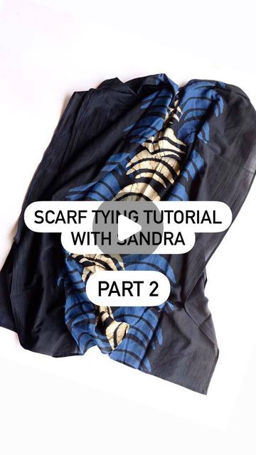 STUDIO SANDRA on Instagram: "Part 2‼️ Learn to tie an oblong scarf with this step-by-step, easy to follow tutorial by Sandra. We’re using silk and cotton scarves from ICH*CHA." Scarf Tying Tutorial, Scarf Wearing Styles, Clothes Hacks, Cotton Scarves, Scarf Knots, Best Casual Outfits, How To Wear A Scarf, Diy Fashion Clothing, Folding Clothes