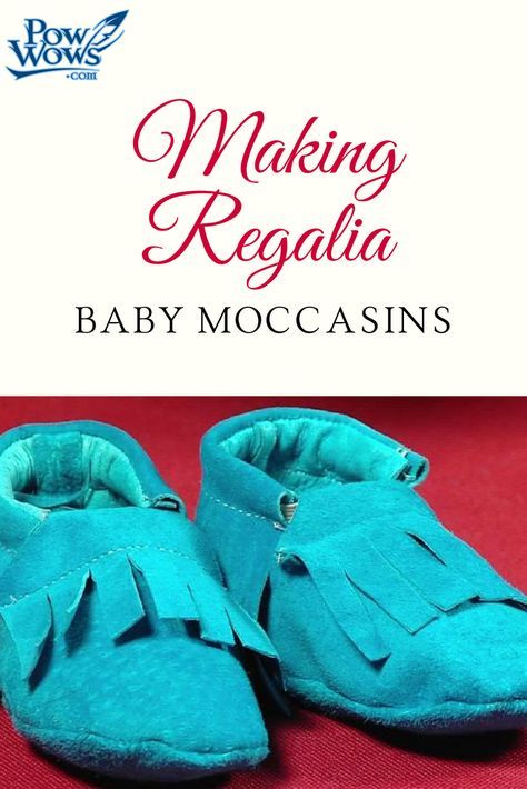 Juaquin Lonelodge welcomes special guest Terra Houska and the two them show us how to make "muppet moccasins" or baby moccasins. Baby Moccasin Pattern Native Americans, Native Moccasins, Native American Powwow, How To Make Moccasins, Powwow Outfits, Baby Moccasin Pattern, Baby Mocs, Native American Dress, Powwow Regalia