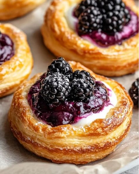 Blackberry Cheese Danish, Sugar Plum Cheese Danish, Blackberry Danish, Raspberry Cream Cheese Danish, Blackberry Curd, Raspberry Danish, Blackberry Cream Cheese, Cream Cheese Danishes, Cheese Danishes