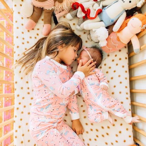 #sisters, #matching pjs for girls, #shopsmall, #pajamas for kids, #sister style for kids, #loungewear for kids // #littlesleepies Matching Sister Outfits Baby And Toddler, Pajama Pictures, Sisters Outfits, Sisters Photography Poses, Matching Kids Outfits, Matching Sister Outfits, Pajamas For Kids, Newborn Ideas, Little Sleepies