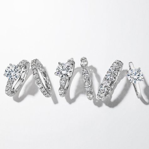 Decisions, decisions. Shop innovative ring designs from A. JAFFE, meticulously crafted with different diamond shapes, unique accents, mixed textures, and more! #HollandsJewelry #finejewelry #wheretraditionsbegin #traditionssince1918 #shoplocal #familyowned #oneandonly #bridalset #ajaffe #ajaffe1892 #uniqueengagementrings #attentiontodetail #ajafferings #lovemyajaffe #oneofakind #customizedrings Decisions Decisions, Best Engagement Rings, Bridal Sets, Unique Engagement Rings, One And Only, Diamond Shapes, Ring Designs, Fine Jewelry, Engagement Rings