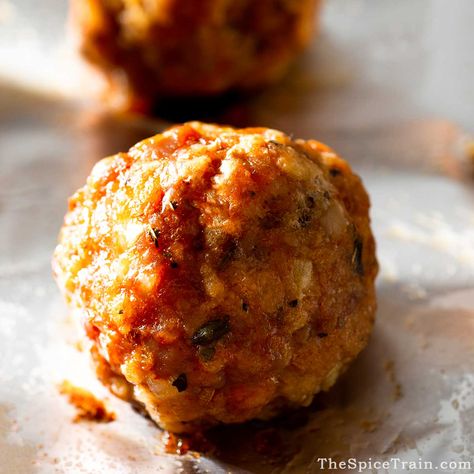 Italian Pork Sausage Meatballs (in oven) Meatballs With Italian Sausage, Meatballs In Oven, Pork Sausage Meatballs, Bake Sausage In Oven, Baked Italian Sausage, Italian Sausage Meatballs, Italian Pork, Sausage Meatballs, Cheese Stuffed Meatballs