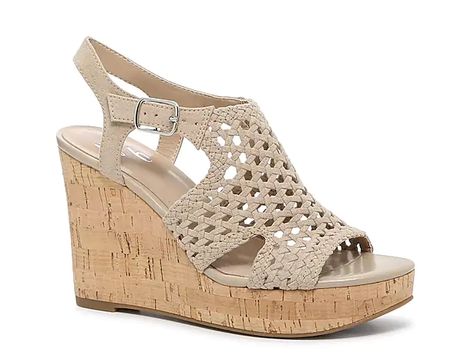 Shop Women's Platform Sandals | DSW Beige Wedge Sandals, Beige Wedges, Casual Sandals Womens, Women Platform Sandals, Cork Heels, Woven Design, Sneaker Brands, Kids Boots, Casual Sandals