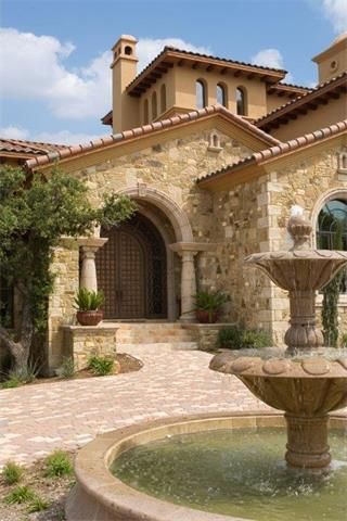 7509 Escala Dr, Austin, TX 78735 Jauregui Architects, Simplified Home, Construction Portfolio, Tuscany House, Expensive Homes, Tuscan Style Homes, Hacienda Style Homes, Crows Nest, Gorgeous Homes