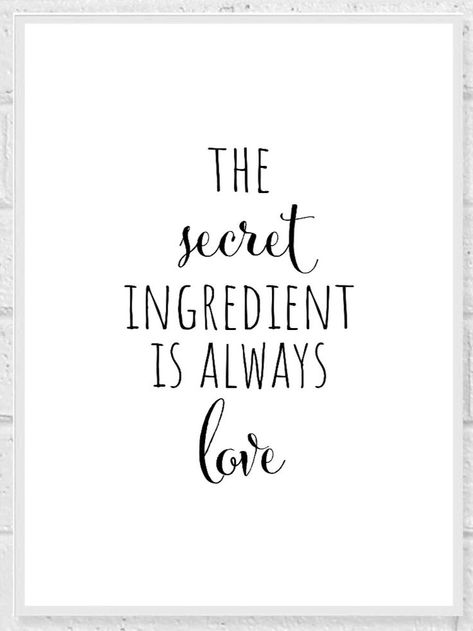 #minimalistdesign #minimalwall #scandinavianinterior #nordicminimalism #simpledecor #kitchendecor #kitchenart #kitchenwalldecor #kitchenwall #kitchenideas Secret Ingredient Is Always Love, Love Print, Secret Ingredient, Kitchen Wall Decor, Kitchen Wall, Hong Kong, The Secret, Kitchen Decor, Life Quotes