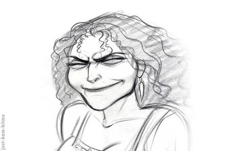 Character Laughing, Laughing Drawing, Tangled Design, Mother Gothel, Expression Sheet, Pencil Test, Animation Storyboard, Jin Kim, Animation Sketches