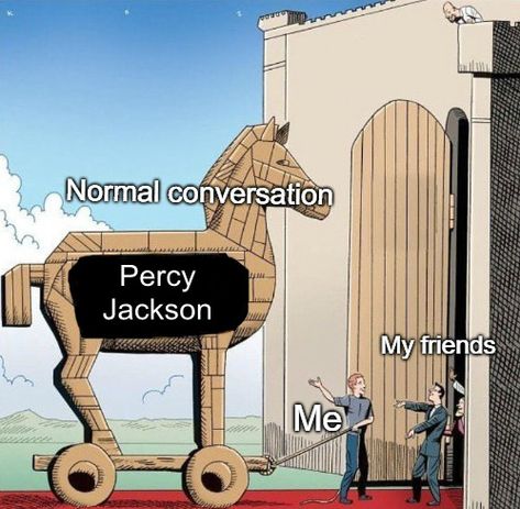 Percy Jackson Pfp, Pjo Books, Zio Rick, Greek Mythology Humor, Jackson Walker, Peter Johnson, Percy Jackson Quotes, Percy Jackson Fan Art, Percy Jackson Memes