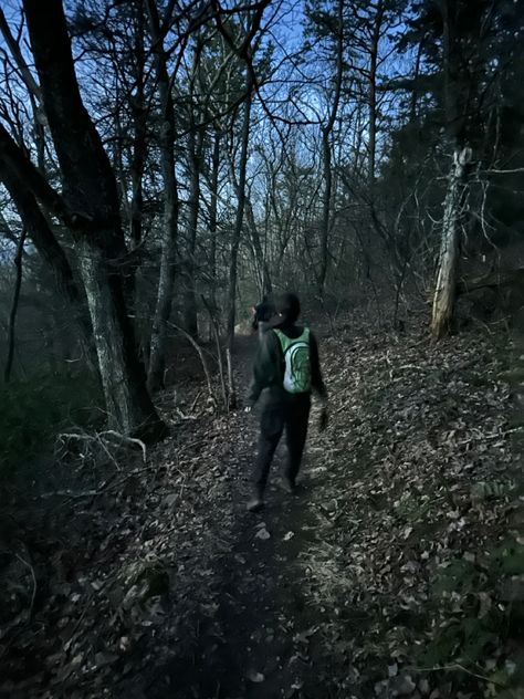 hiking in the dark. cryptic photos. dark forest. grunge. outdoor. winter hiking. Night Hike Aesthetic, Cryptic Photos, Forest Grunge, Night Hike, Dystopian Aesthetic, Dark Visions, Forest Camp, Night Hiking, Movie Ideas