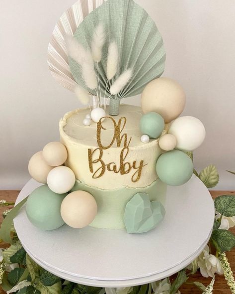 Olive Green Baby Shower Cake, Green Baby Shower Cake, Helen Fisher, Sage Green Baby Shower, Rainforest Theme, Green Cake, Jungle Baby Shower Theme, Green Baby Shower, Jungle Baby Shower