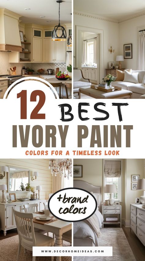 Best Ivory Paint Colors Minimalist Paint Colors, Ivory Paint Color, French Country Paint Colors, Benjamin Moore Linen White, Cream Paint Colors, Beige Paint Colors, Ivory Paint, Country Chic Paint, Beige Paint