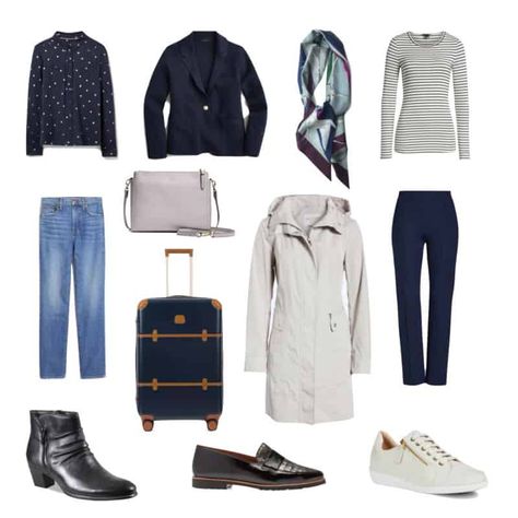 une femme d'un certain age | 5 tips to make your wardrobe more travel-friendly Best Travel Clothes, Europe Travel Outfits, Travel Capsule, Everyday Casual Outfits, Travel Capsule Wardrobe, Special Clothes, Cruise Outfits, Travel Wardrobe, Petite Jeans