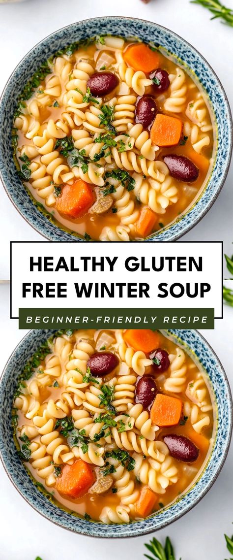 Image for Healthy Gluten Free Winter Soup Gluten Free Winter Soup Recipes, Hearty Gluten Free Soups, Gluten And Dairy Free Soup Recipes, Healthy Soups For Winter, Winter Soups And Stews Healthy, Gluten Free Dairy Free Soup, Dairy Free Soup Recipes, Soup Recipes Winter, Gluten Free Soup Recipes