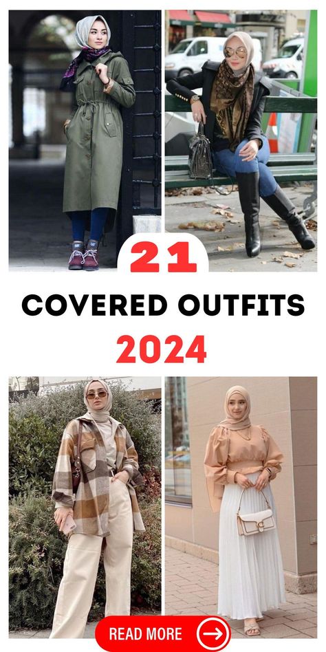 Unveil the elegance of Covered Outfits for every season. Our collection emphasizes full-body fashion, offering a range of styles for those who prefer their outfits fully covered, yet fashionable. Fully Covered Outfits, Covered Outfits, Outfits Hijab, Body Fashion, Burgundy Skirt, Body Outfit, Amazing Outfits, Innovative Fashion, Summer Chic