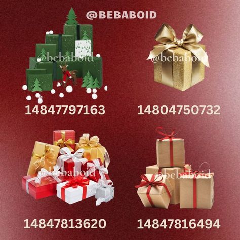 bloxburgdecals, roblox, winter, christmas, decor, winterdecor, presents, bloxburg, bloxburgbuild, decals Christmas Decals Bloxburg, Bloxburg Christmas Decals, Bloxburg Realistic, Bloxburg Christmas, Bloxburg Food Decals, Winter Christmas Decor, Christmas Toy Shop, Bloxburg Building, Bloxburg Decals Codes Aesthetic