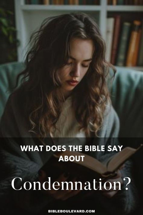 What Does the Bible Say About Condemnation? Best Bible Verses, The Bible, Read More, Verses, Bible Verses, The 10, Bible