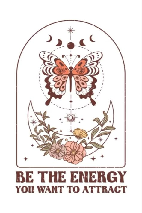 Elevate your style and mindset with our mystical T-Shirt. With its mesmerizing design and thought-provoking message, this tee will inspire you to cultivate a mindset of growth and positivity. Poster Motivation, Boho Eclectic Decor, Boho Quotes, Cottage Market, Boho Poster, Butterfly Poster, Spiritual Artwork, Happy Hippie, Art Journal Therapy