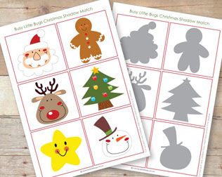 FREE PRINTABLE CHRISTMAS MATCHING GAME Art Toddlers, December Ideas, Christmas Learning, Shadow Matching, Preschool Christmas Activities, Christmas Units, Patriotic Nails, Printable Christmas Games, Classroom Christmas