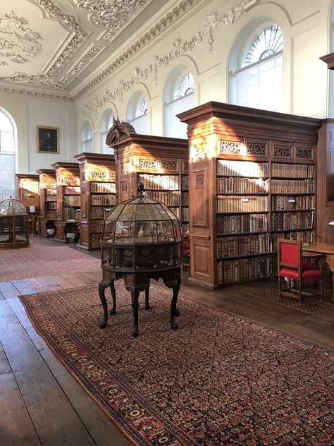 Queen's College Library on Twitter: "Last night, perfect light in the upper library at closing time.… " Libraries In Houses, Z Library, Oxford Library, Library Signage, Library Logo, Library Cafe, Library Quotes, Library Of Alexandria, Library Ladder