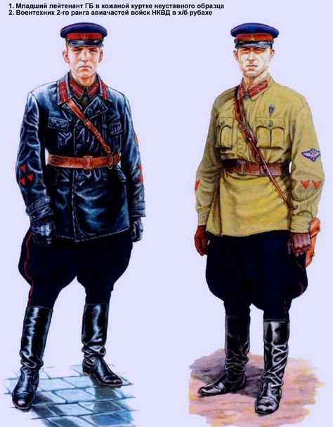 State Security of the NKVD. Red Army Uniform, Red Army Soldier, Wwii Uniforms, Warsaw Pact, Military Drawings, Soviet Army, Historical People, Military Pictures, Army Uniform