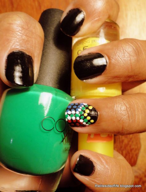 South African Flag Nails, South African Nail Art, South African Nails, South Africa Nails, African Nails, African Flags, Travel Nails, South Africa Art, Disco Nails