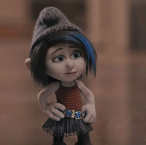 Emo Smurfette, Disney Woman Characters, Hear Me Out Wild, Discustinside Out, Hot Pixar Characters, Hear Me Out Girls Characters, Cartoon Characters Hear Me Out, Female Hear Me Outs, Hear Me Out Character Ideas