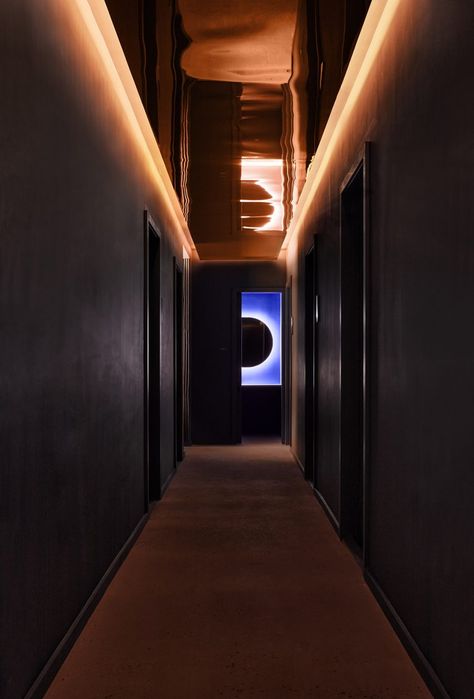 Float Room, Isolation Tank, Deco Spa, Float Therapy, Mirror Ceiling, Sensory Deprivation, Corridor Design, New York Architecture, Spa Design