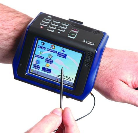 Eurotech's "Zypad WL1500" Wrist Computer, Edge Computing, Wearable Computer, Computer Build, Computer History, Retro Gadgets, Portable Computer, Business Models, Drone Technology