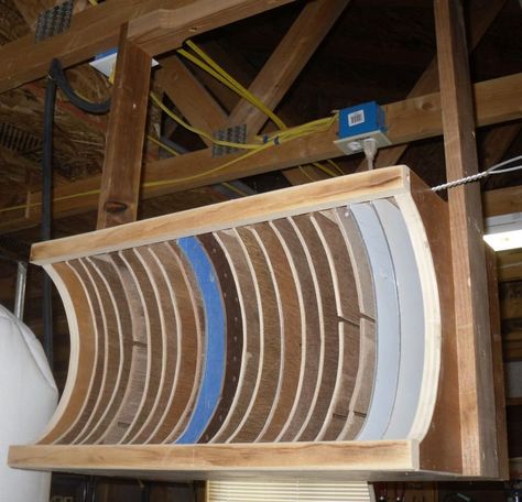 Saw Blade Storage, Band Saw Blade, Band Saw, Shop Projects, Workbench Plans, Attic Spaces, French Cleat, Wood Shop Projects, The Ceiling