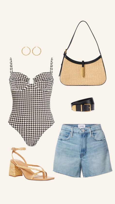 Chic and simple one piece swimsuit outfit ideas Summer Swimsuit Outfits, Swimsuit Outfit Ideas, One Piece Swimsuit Outfit, Swimsuits Cute, Swimsuit Outfit, Swimsuits Outfits, Summer Swim Suits, One Piece Swimsuit, Outfit Ideas