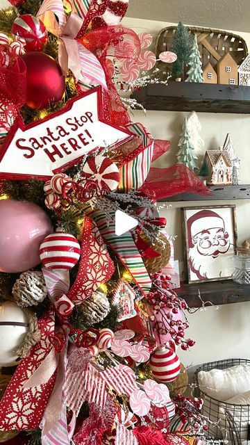 Rachelle | RAD designs on Instagram: "Who doesn’t love a candy tree? 

#rachellealexisdesigns #holidaydecorator #christmastree #holidaydecorating #christmas #candycane" Candy Tree, T Love, Love A, Candy Cane, Christmas Tree, Candy, Holiday Decor, Christmas, On Instagram