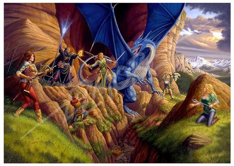 Larry Elmore, Dragonriders Of Pern, Dragon Rider, Fantasy Paintings, Fantasy Dragon, Fantasy Artist, High Fantasy, Arte Fantasy, Fantasy Inspiration