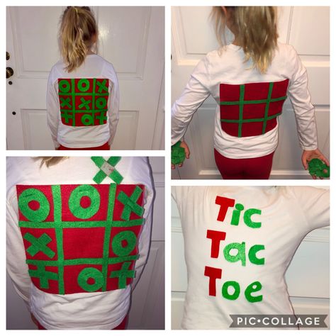 Felt Board Tic Tac Toe Shirt Game Board Board Game Costumes Diy, Board Game Costume Ideas, Game Costume Ideas, Board Game Costumes, Tic Tac Toe Board, Group Costumes, Felt Board, Game Costumes, Tic Tac Toe