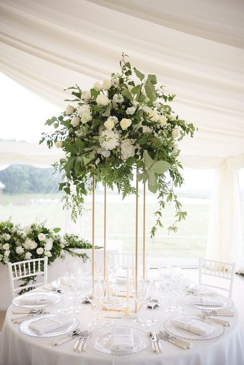 Tall Centerpiece, Expensive Flowers, Tall Wedding Centerpieces, Unique Wedding Flowers, Wedding Floral Centerpieces, Tall Centerpieces, Flower Centerpieces Wedding, Wedding Centerpiece, Wedding Table Centerpieces