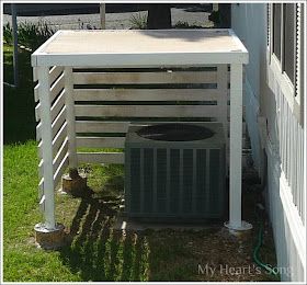 Hvac Cover, Heat Pump Cover, Air Conditioner Cover Outdoor, Generator Shed, Ac Unit Cover, Diy Air Conditioner, Ac Cover, Air Conditioner Cover, Diy Shades