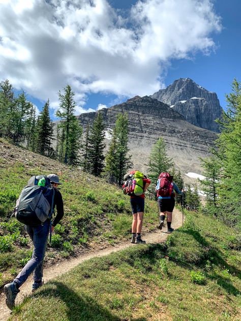 Hiking the 55km-long Rockwall Trail in Kootenay National Park in Canada. Hiking In America, Hiking In Canada, Hiking In The Mountains, Hiking Canada, Hiking Activities, Canada Wildlife, Canada Camping, Canada Project, Canada Life