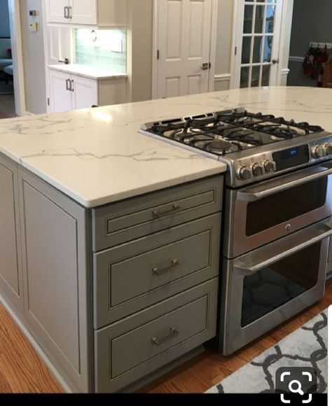 Peninsula Kitchen With Stove, Kitchen Peninsula With Oven, Oven Range In Island, Islands With Stove And Oven, Slide In Oven In Island, Island Oven And Stove, Stove And Oven In Island, Slide In Stove Kitchen Island, Oven On Island