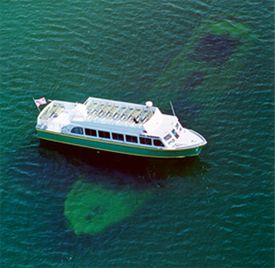 Munising Michigan - Shipwreck Tour, Glass Bottom Boat Tour & Lake Superior Wreck Dives   Located on picturesque Munising Bay in Munising, Michigan Shipwreck Tours offers modern travelers a chance to see the proud boats which sailed the Great Lakes before the turn of the century.  Come Aboard! Discover the shipwrecks of the Alger Underwater Preserve through the clear waters of Lake Superior and view the rock formations of Grand Island. History comes alive as you hear about these turn of the ce... Great Lakes Shipwrecks, Munising Michigan, Upper Peninsula Michigan, Michigan Adventures, Michigan Road Trip, Glass Bottom Boat, Michigan Vacations, Michigan Travel, Upper Peninsula