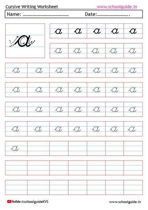 Small Case Alphabet Worksheets, Small Cursive Letter Worksheet, Cursive Writing Alphabet, Alphabet Small Letters, English Cursive Writing, Cursive Handwriting Sheets, Cursive Small Letters, Letter Y Worksheets, Cursive Letters Worksheet