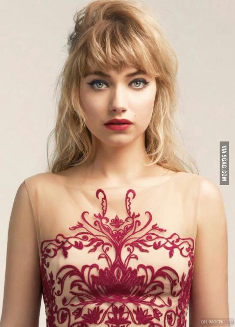 Wavy long hair + short bangs Imogen Poots, Grunge Hair, Woman Crush, Hair Day, Hairstyles With Bangs, Hair Goals, New Hair, Cortes De Pelo, Hair Inspiration