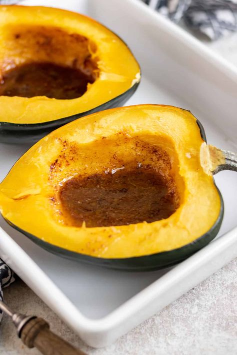 Make this tender and delicious Microwave Acorn Squash in just 10 minutes! Learn how to cook your seasonal acorn squash in the microwave so you have a quick, tasty, and simple side dish. Make it sweet with brown sugar, or keep it savory, for a hearty squash side dish that’s great in a pinch! I... Read More Microwave Acorn Squash © You Say Potatoes. Microwave Acorn Squash, Microwave Squash, Squash Side Dish, Buttered Cabbage, Acorn Squash Recipes, Shake N Bake, Baked Pork Chops, Acorn Squash, Microwave Recipes