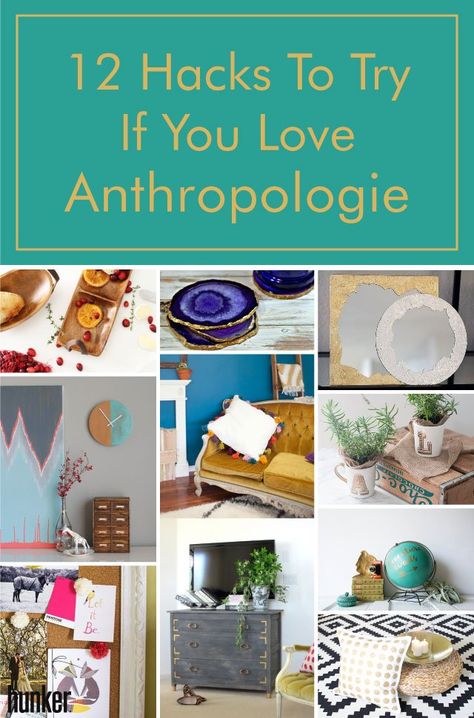 Anthropologie's home decor is amazing, but pretty pricey. Hack your way to your favorite Anthropologie furniture and statement pieces with this list of DIYs! Anthropology Diy, Anthro Diy, Anthropologie Furniture, Anthropologie Hacks, Anthropologie Diy, Anthropologie Decor, Diy Anthropologie, Cottage Market, Anthropologie Home