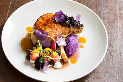 Robert Ortiz, Pork Chop Marinade, Red Cabbage Recipes, Pork Chop Recipe, Pork Marinade, Great British Chefs, Pork Chop, Barbecue Recipes, Pork Chop Recipes