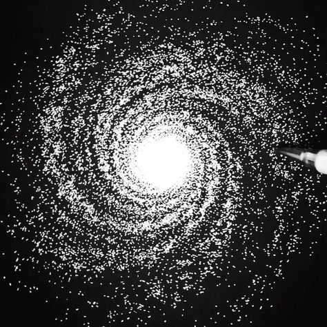 Galaxy Drawing Black And White, Justin Estcourt, Galaxy Black And White, Galaxy Drawing, Galaxy Drawings, Graphic Design Images, Spiral Galaxy, Cosmic Art, Art Gallery Wallpaper